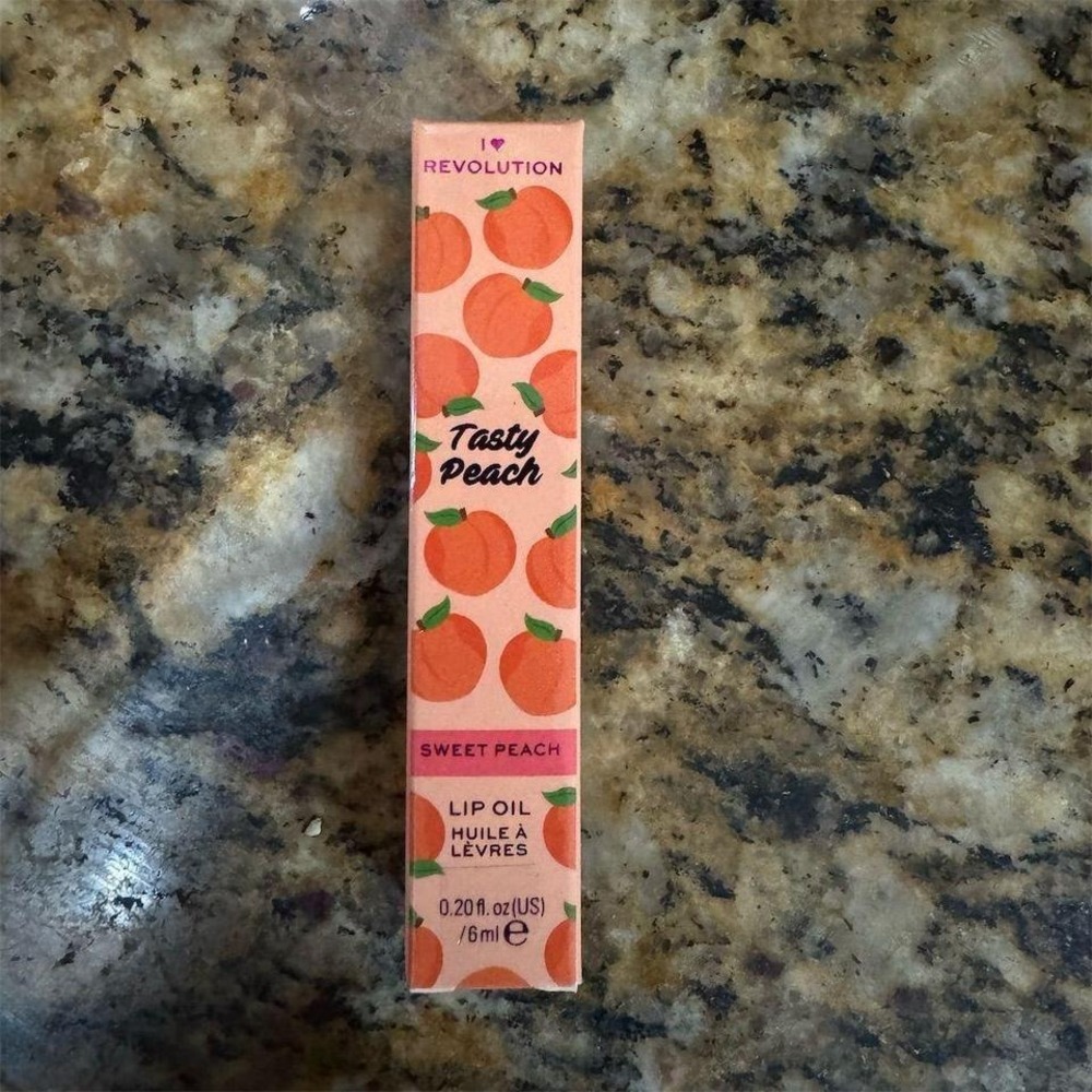 I Heart Revolution Tasty Peach Lip Oil Sweet Peach Vegan 6ml